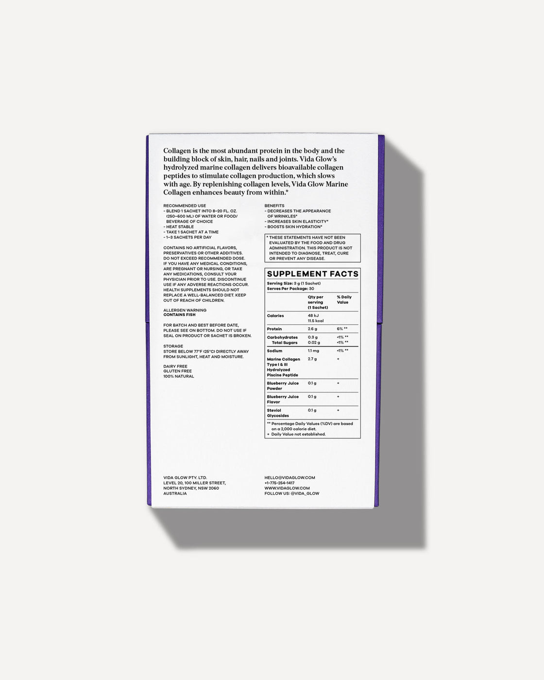 Natural Marine Collagen | VIDA GLOW