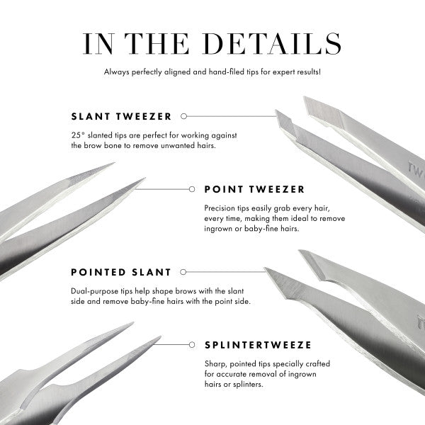 Granite Sky Mini Slant Tweezer | Tweezerman