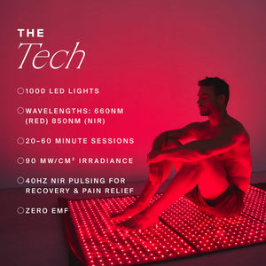 Full Body Red Light Mat | HigherDOSE