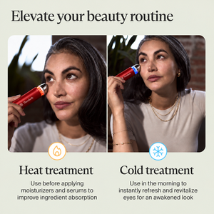 Limited Holiday Edition - TheraFace Depuffing Wand - Winter Berry | Therabody