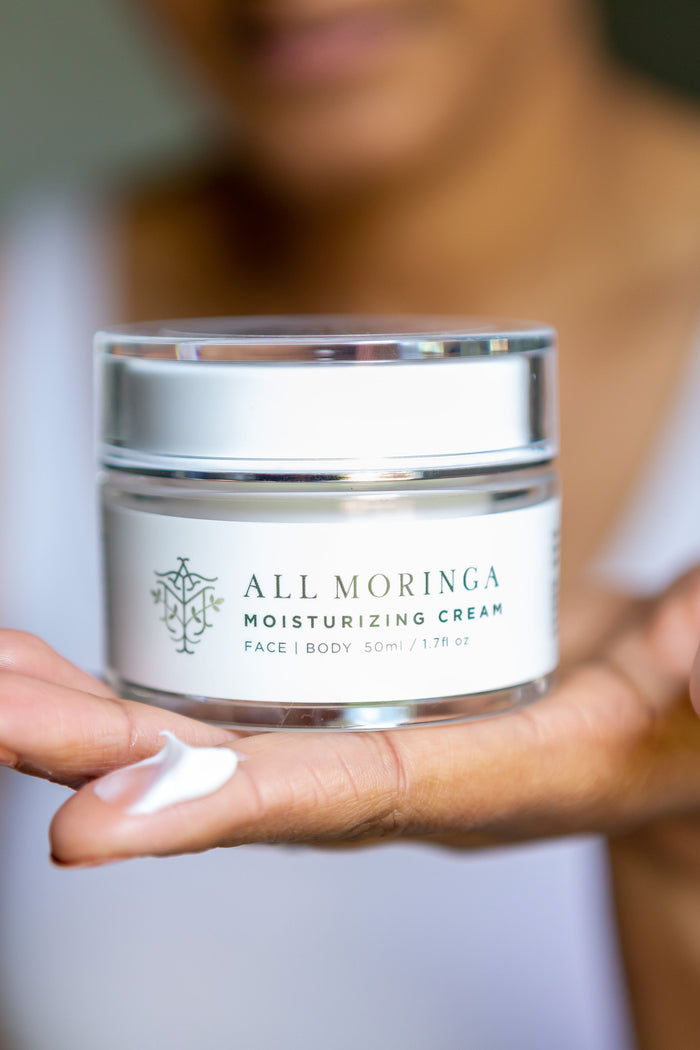 Premium All Natural Moringa Moisturizing Face Cream 1.7oz | All Moringa