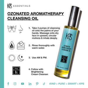 Ozonated Aromatherapy Cleansing Oil | Kindness Powered Skincare