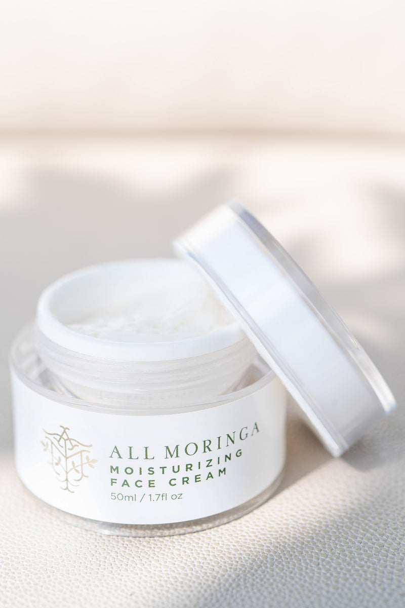 Premium All Natural Moringa Moisturizing Face Cream 1.7oz | All Moringa