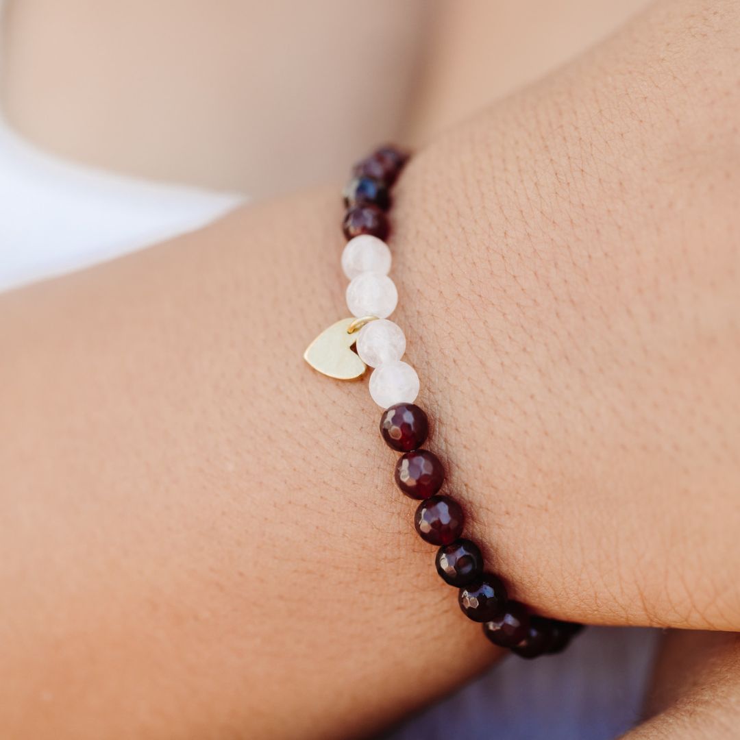 Gemstone Heart Bracelet | Purpose Jewelry