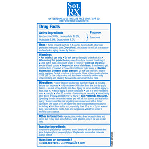 SPORT SPF 50 Sunscreen Spray | SolRX Sunscreen