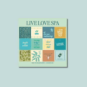 2026 Wellness Wall Calendar | Live Love Spa