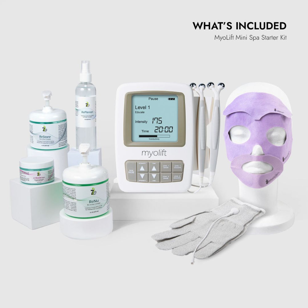 Mini Spa Starter Microcurrent Facial Kit | 7e Wellness