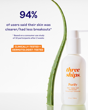 Purify Aloe + Amino Acid Gel Cleanser | Three Ships