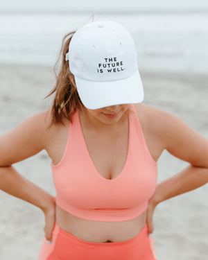 Wellness Month Dad Hat - Future is Well - White | Wellness Month
