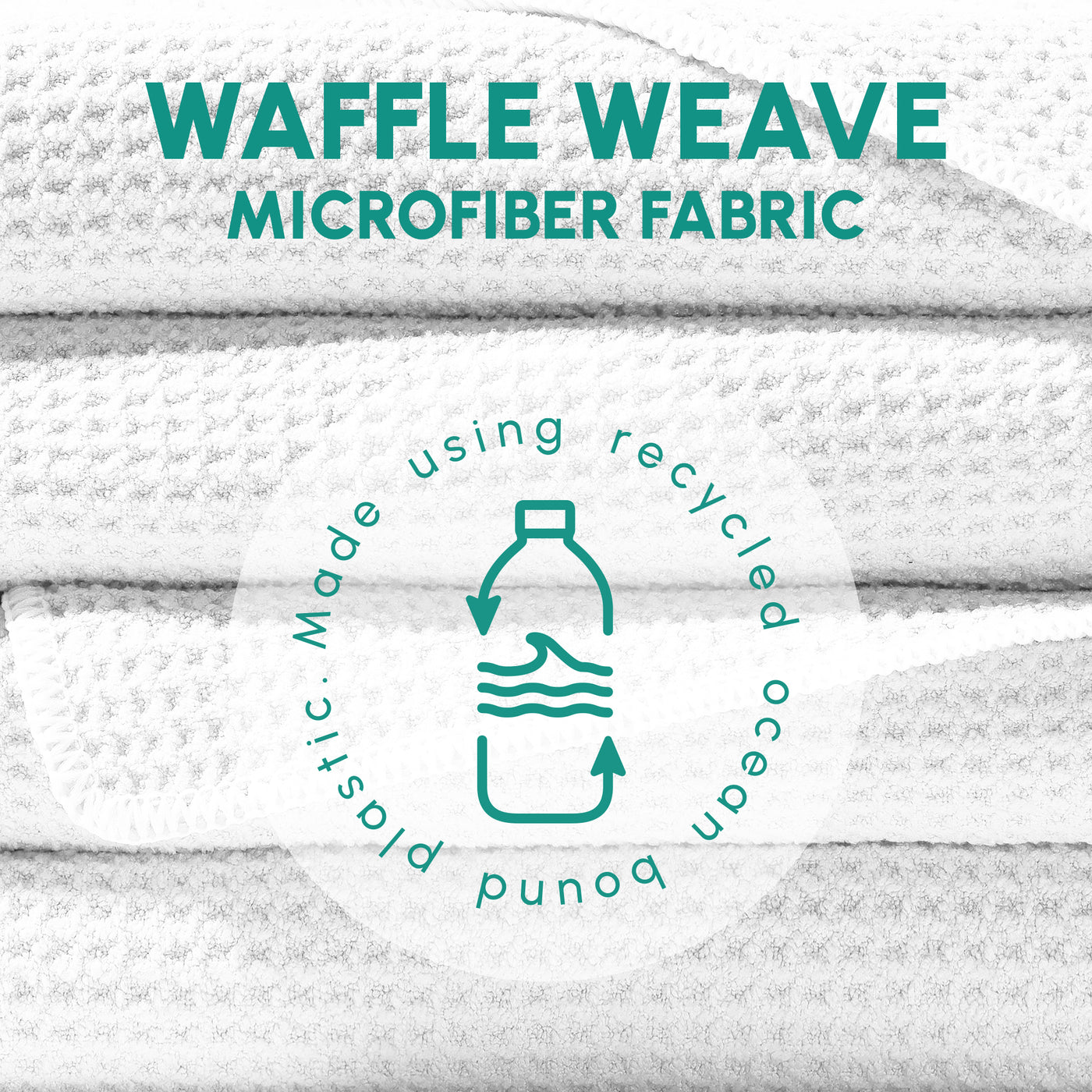 Waffle Microfiber Beach Towel - Boho | SUN'Y