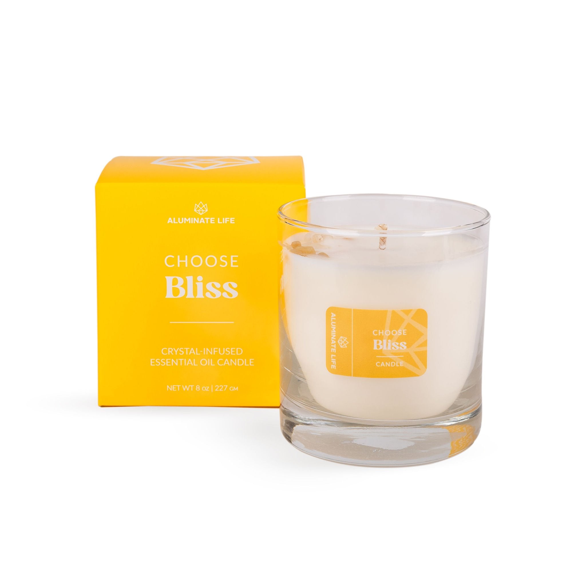 I Choose Bliss Candle | Aluminate Life