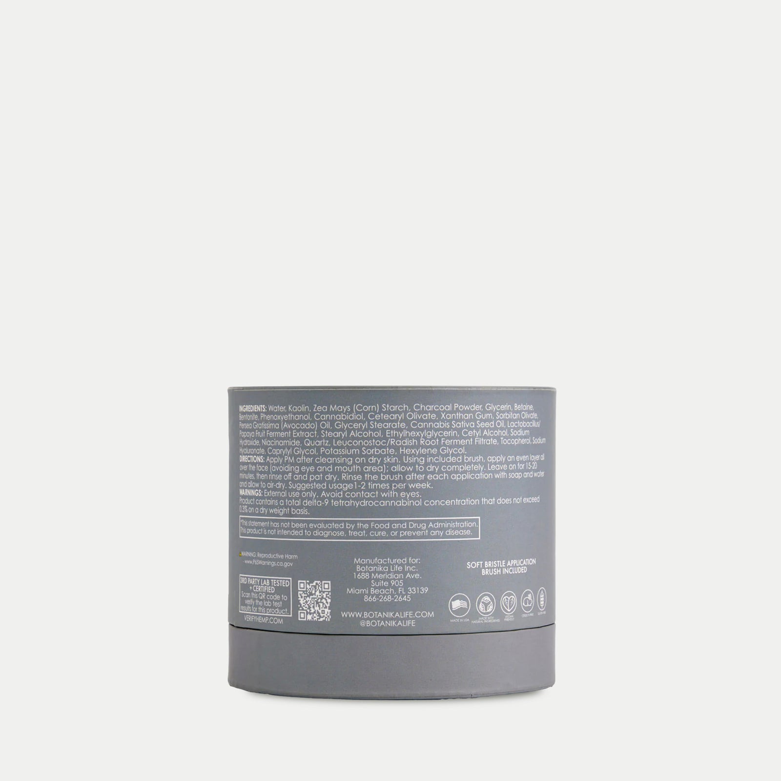 Detox + Renew Charcoal Clay Mask | Botanika Life