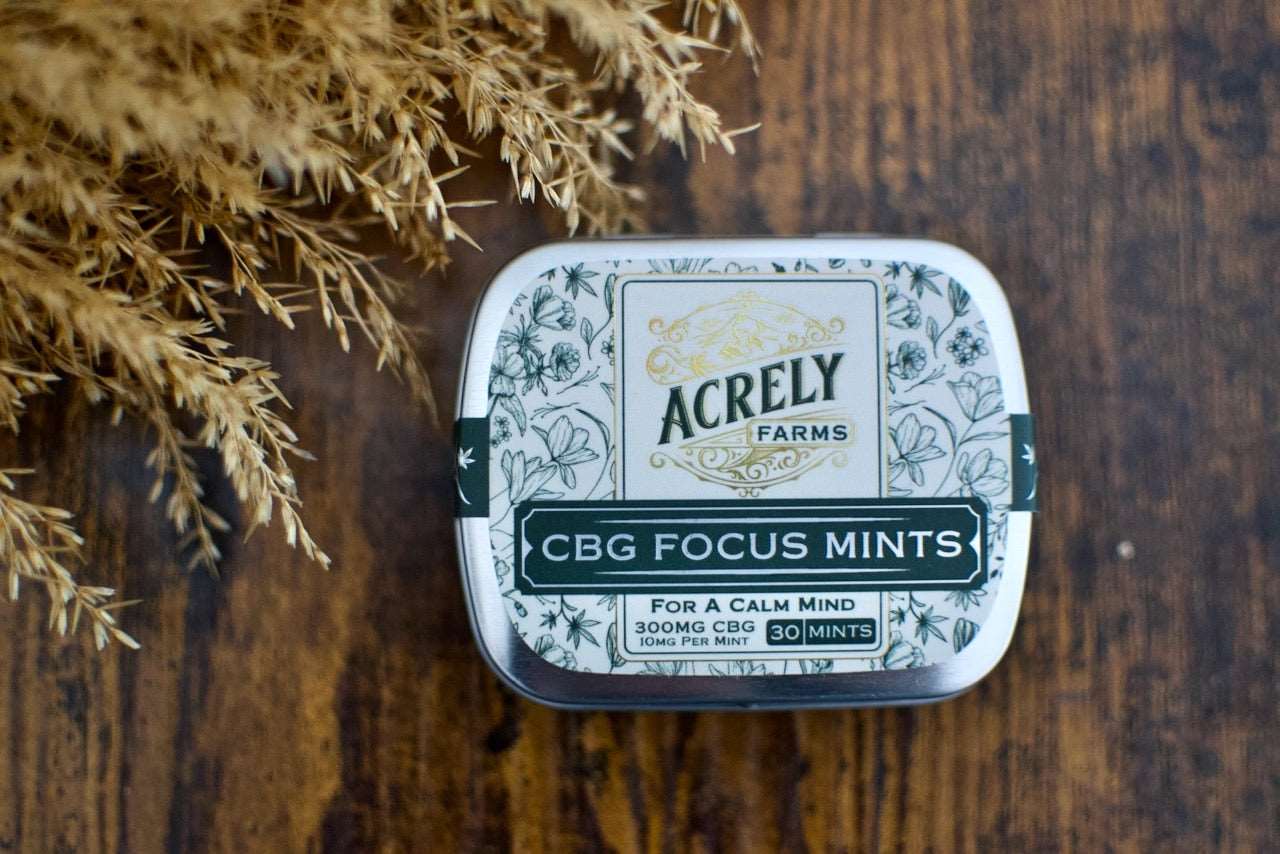 CBD Focus Mints | Acrely Farms