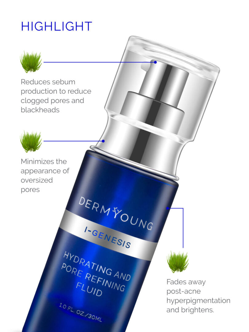 I-Genesis Hydrating and Pore Refining Fluid | DermYoung