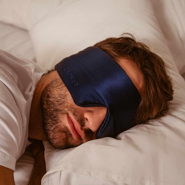 Silk Sleep Mask - Midnight Blue | Drowsy