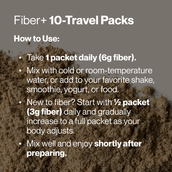 Fiber+ 10-Travel Packs