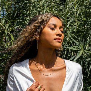 Frolic Paperclip Necklace /silver tone | Purpose Jewelry