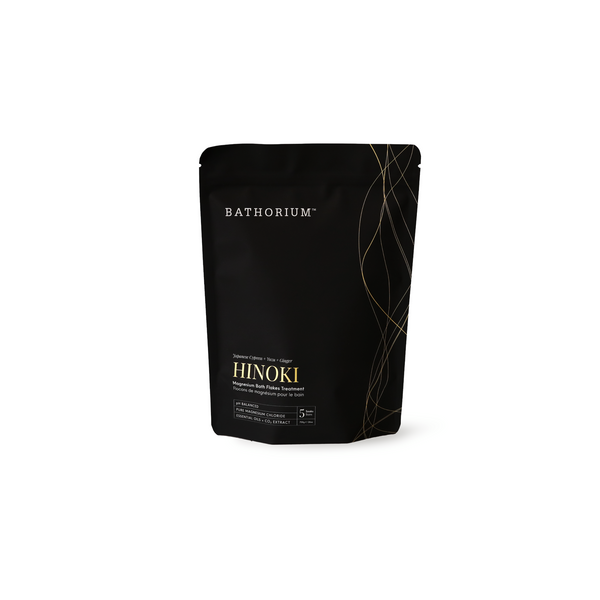 Hinoki Cypress Magnesium Bath Flakes | Bathorium