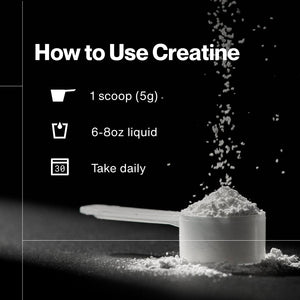 How to use Creatine 15-Travel Packs with a scoop of powder, mixed into 6-8oz of liquid, and taken daily for optimal wellness supplement use.