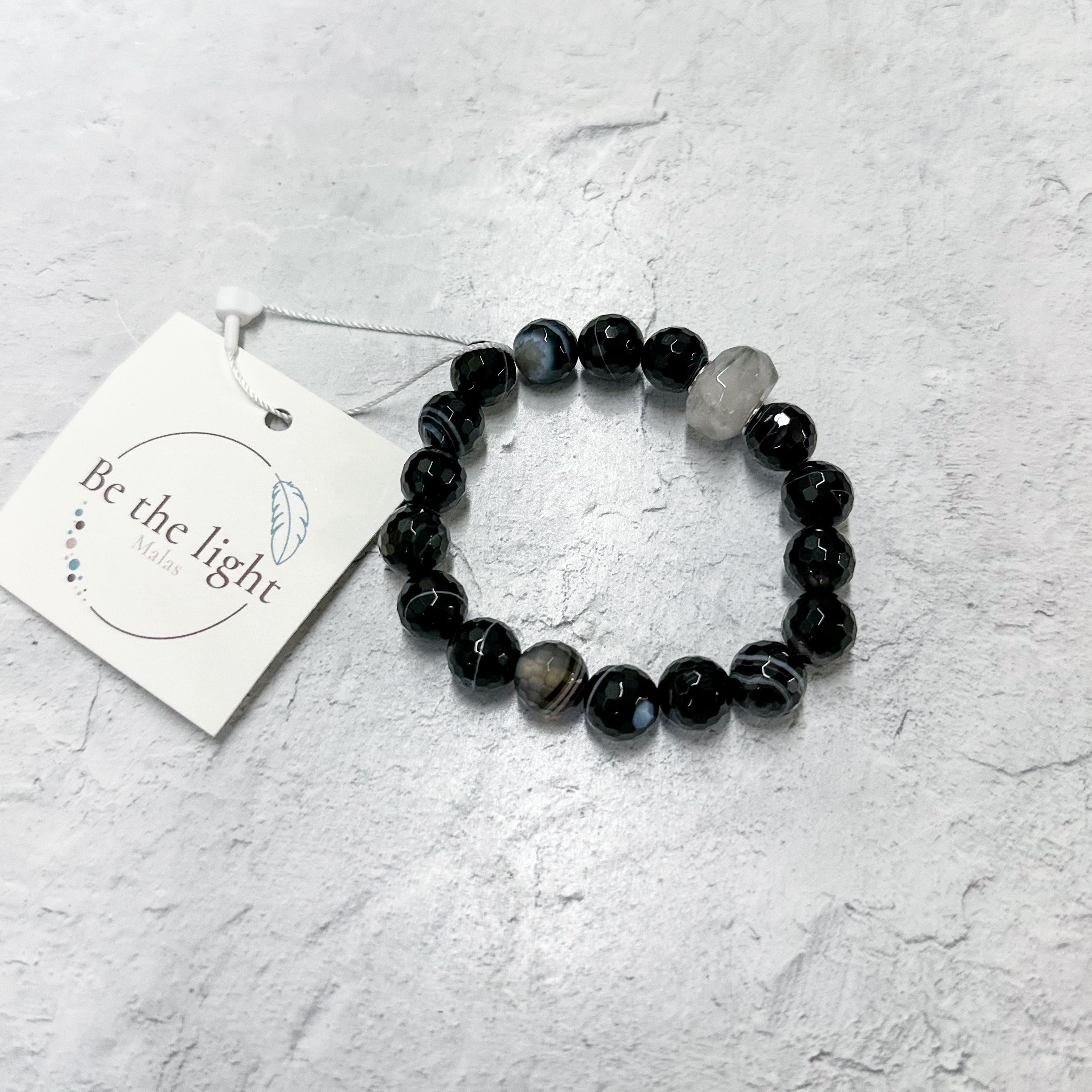 Black Tourmalinated Quartz Luxe Bracelet | Be the Light