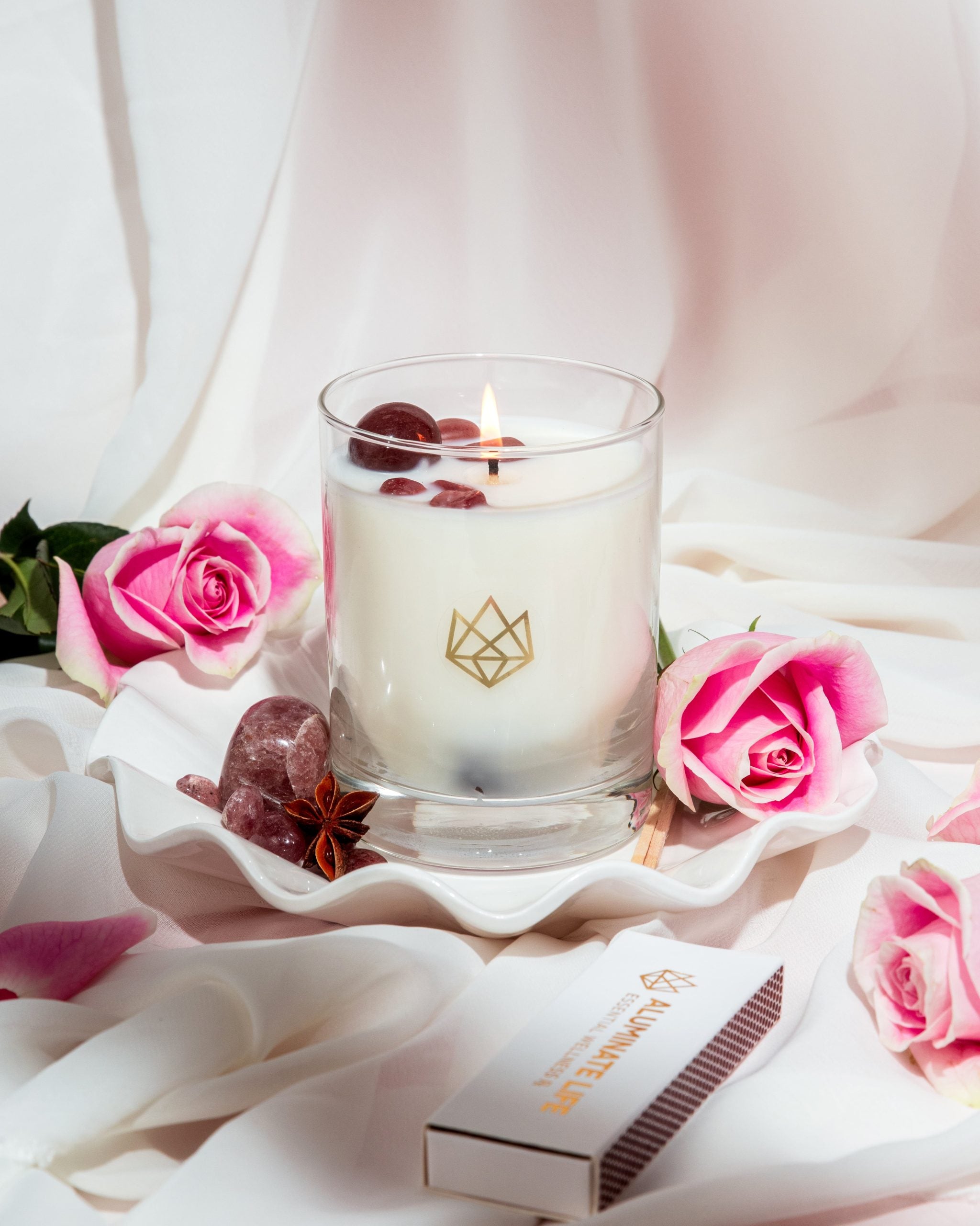 Sensual Glass Candle | Aluminate Life