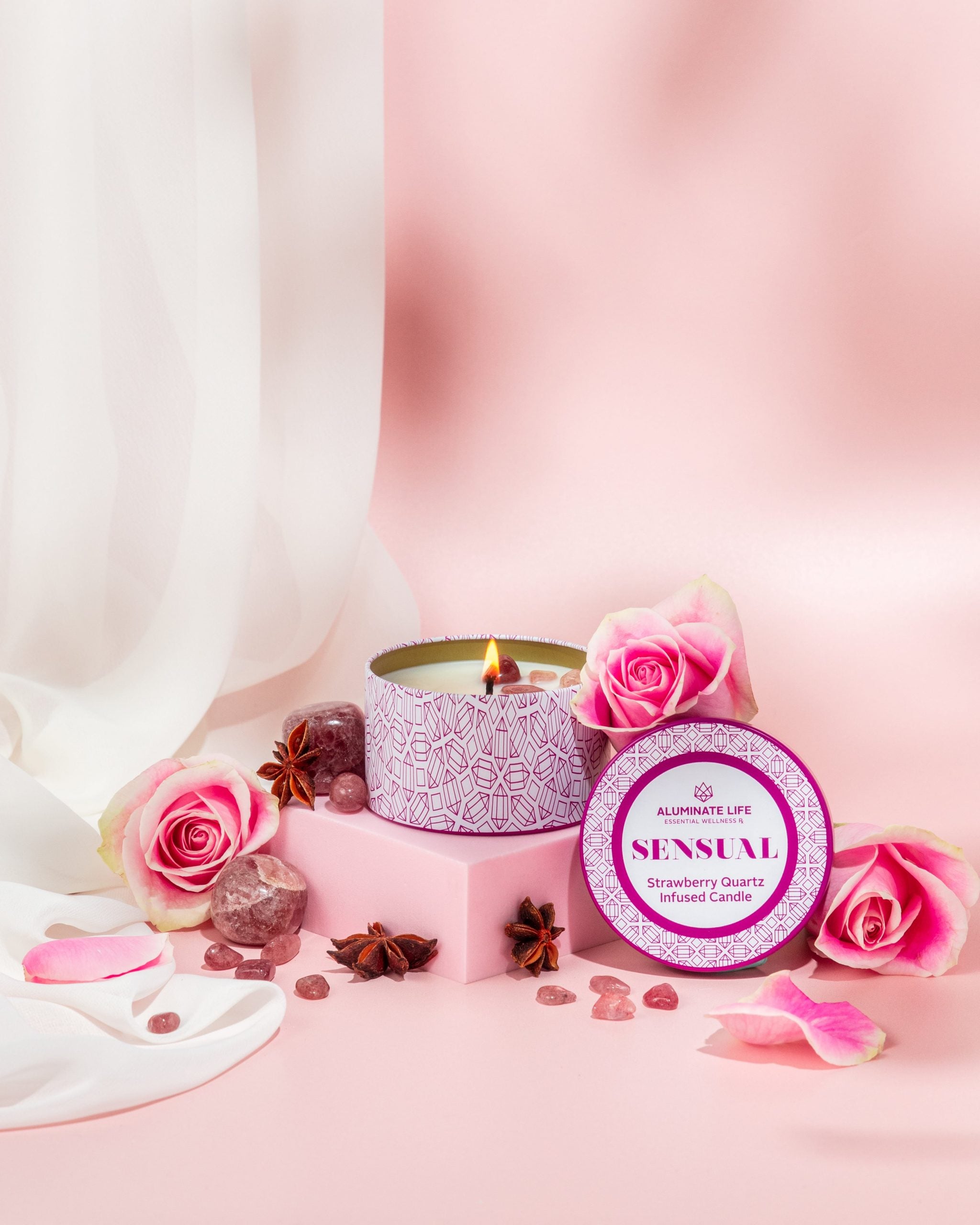 Sensual Candle Tin 6 oz | Aluminate Life