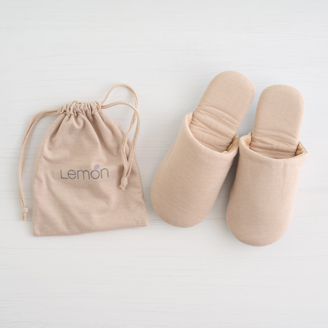 Packable Jersey Slipper | Lemon