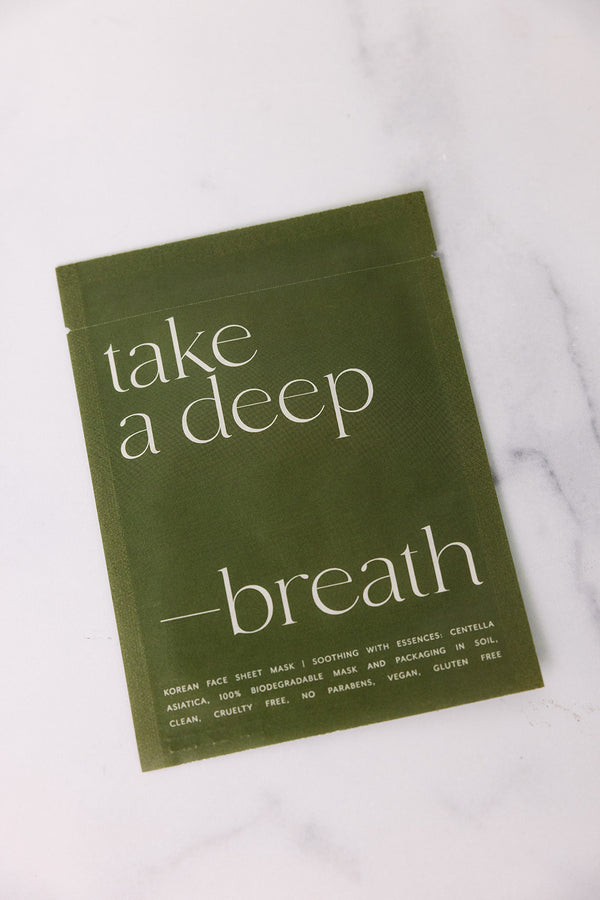 Korean Sheet Mask - Take a Deep Breath | Lucky Owl