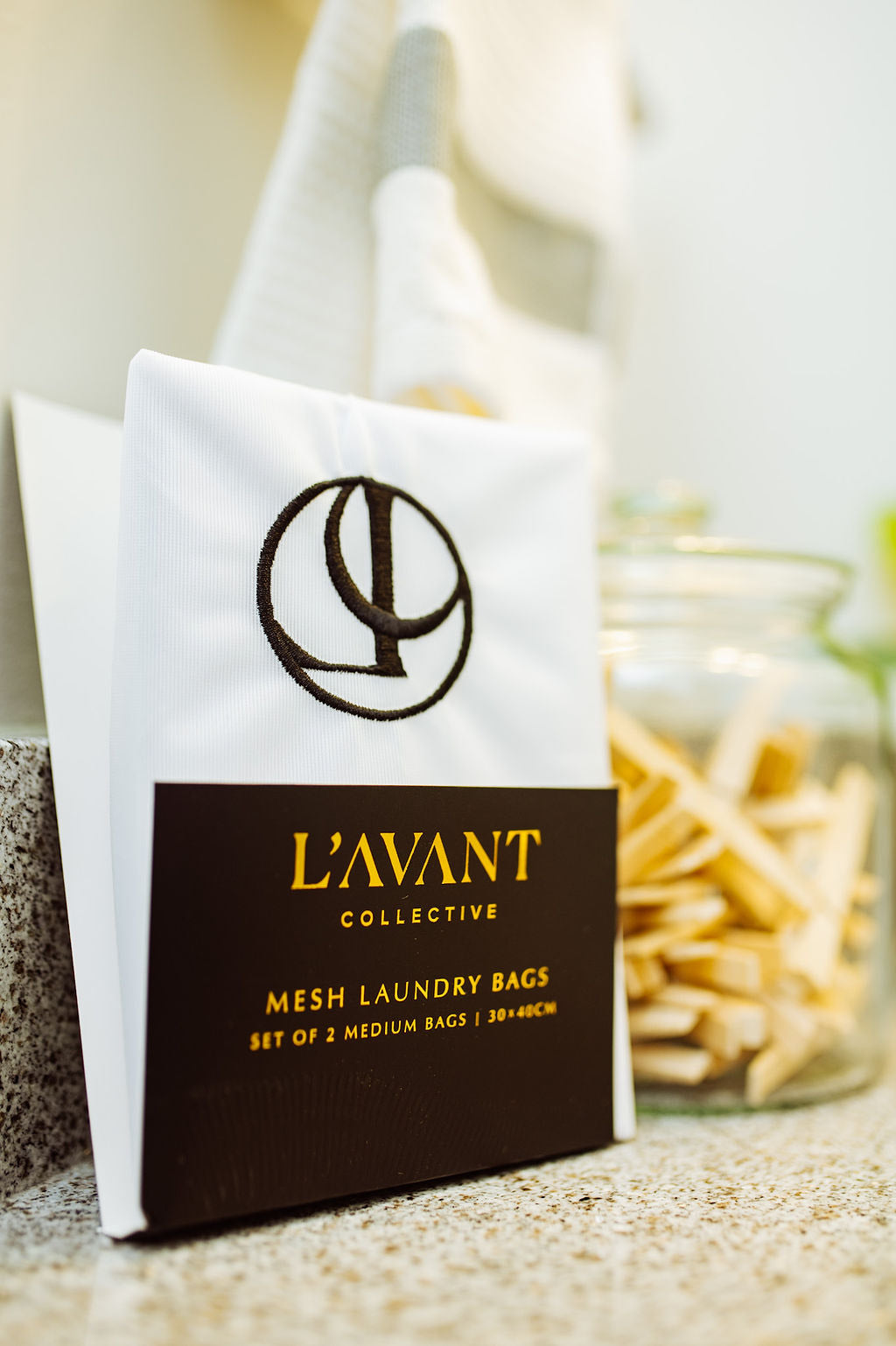 Mesh Laundry Bags Set of 2 | L'AVANT Collective