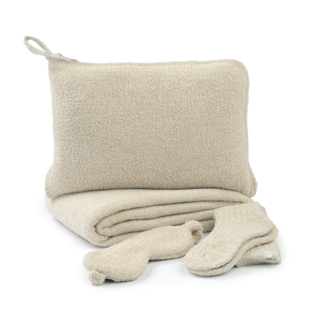Travel Set (Blanket, Socks, Eyemask, Bag) | Kashwére