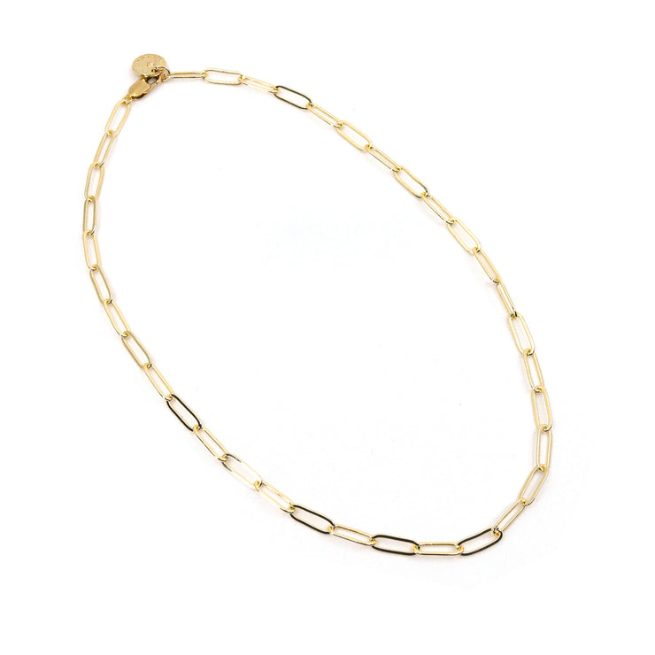 Paperclip Chain Necklace (Gold) × 3 | Love You More