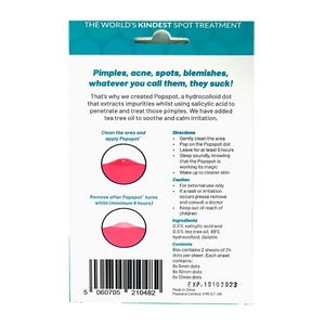 Popspot Spot Treatment - Acne & Pimple Remover Dot (48 Pack) | Popmask