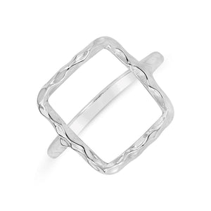 Geometry Square Ring | Little Sparkles