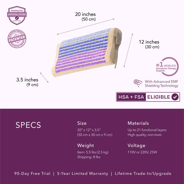 Rainbow Chakra Pillow Soft | HealthyLine