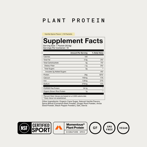 100% Plant Protein 10-Travel Packs