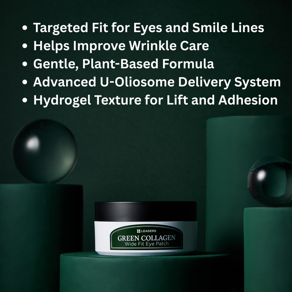 Green Collagen Wide Fit Eye Patch | Leaders