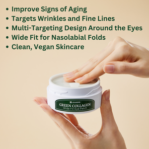 Green Collagen Wide Fit Eye Patch | Leaders