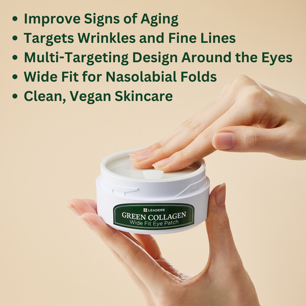 Green Collagen Wide Fit Eye Patch | Leaders