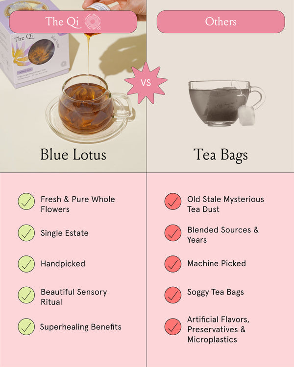 Blue Lotus Whole Flower Tea | The Qi