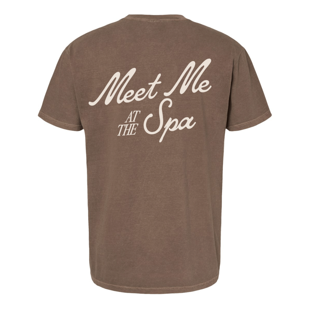 Meet Me At The Spa Retro Unisex T-Shirt | Lucky Owl