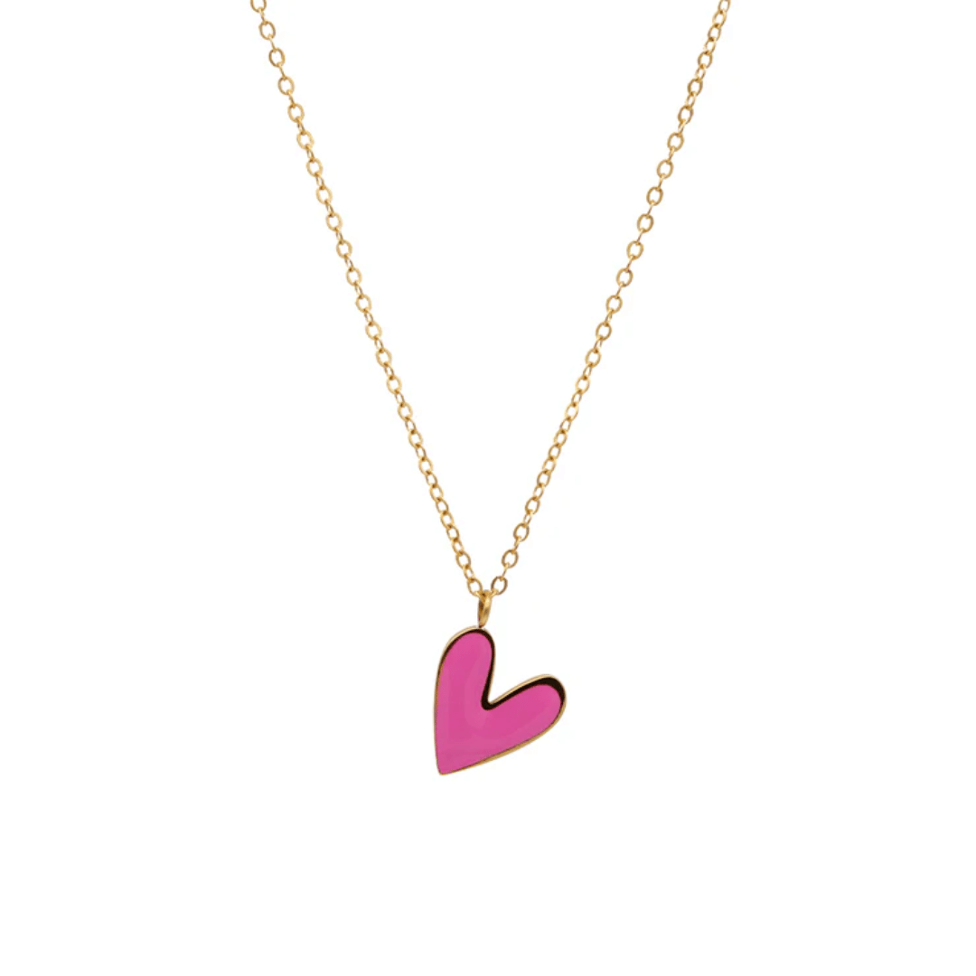 Pink Young at Heart Gold Necklace | Love You More