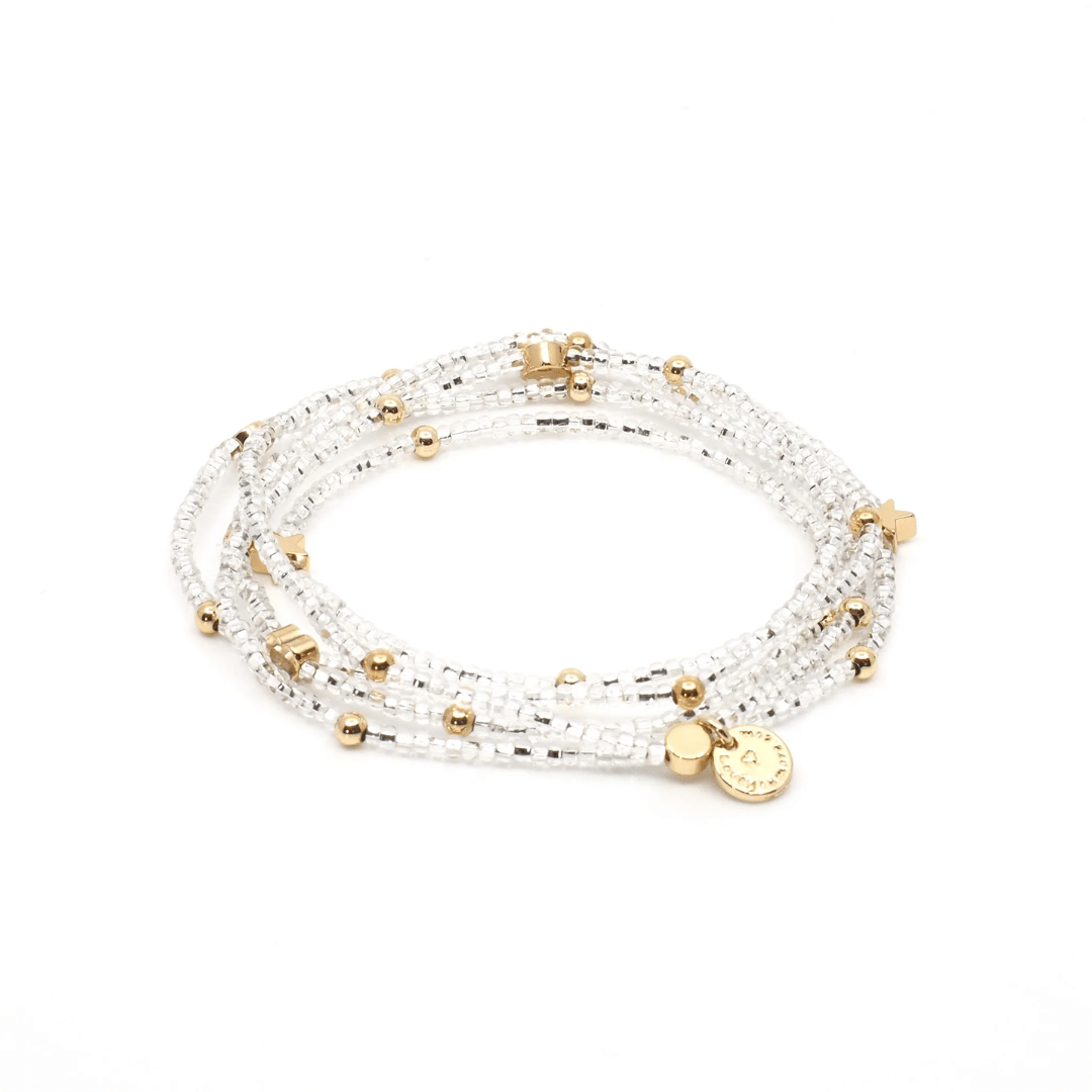 Wonder Wrap Bracelet (Clear & Gold Multi) | Love You More