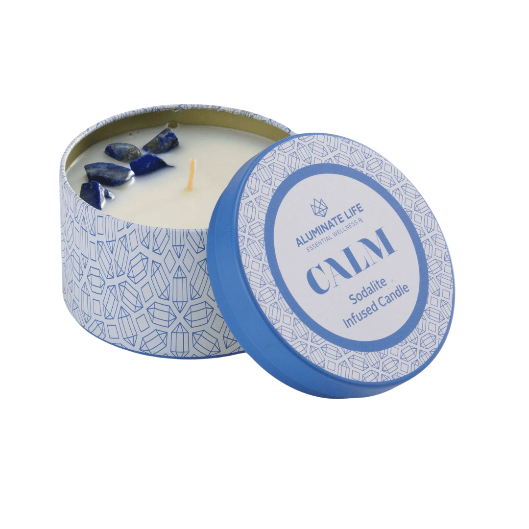 Calm Candle Tin 6 oz | Aluminate Life