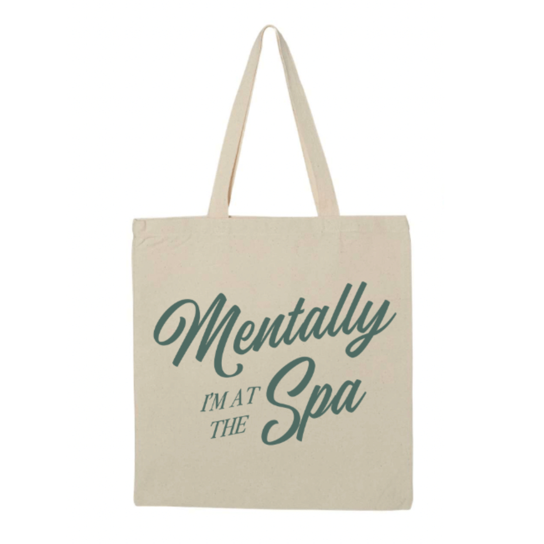 Mentally At The Spa Tote | Lucky Owl