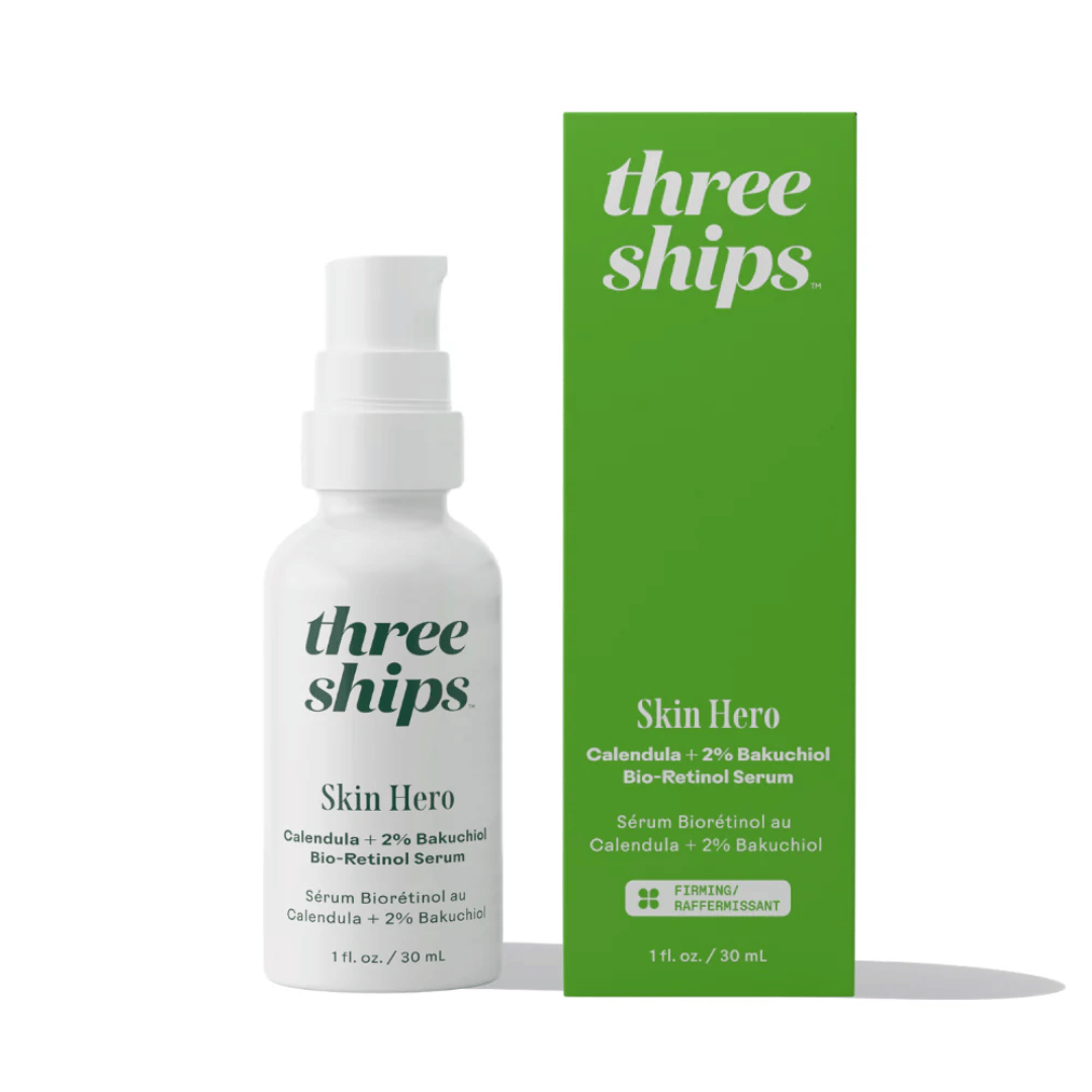 Skin Hero Calendula + 2% Bakuchiol Bio-Retinol Serum | Three Ships