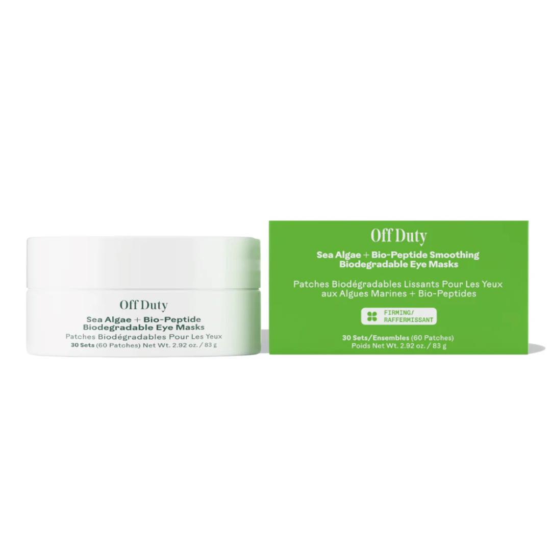 Off Duty Sea Algae + Bio-Peptide Smoothing Biodegradable Eye Masks | Three Ships