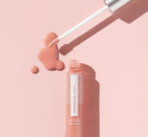 Vitamin Glaze® Oil Infused Lip Gloss – Peach Peony | Farmhouse Fresh