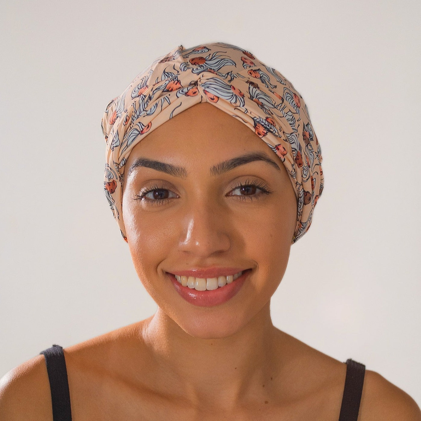 Hair Turban in Mermaid Nude | D'Hair