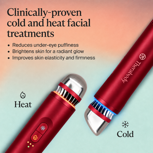 Limited Holiday Edition - TheraFace Depuffing Wand - Winter Berry | Therabody