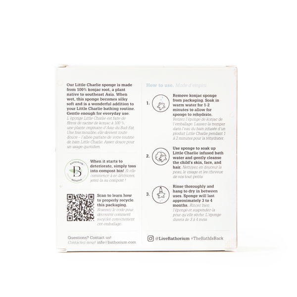 little charlie™ Konjac Sponge | Bathorium